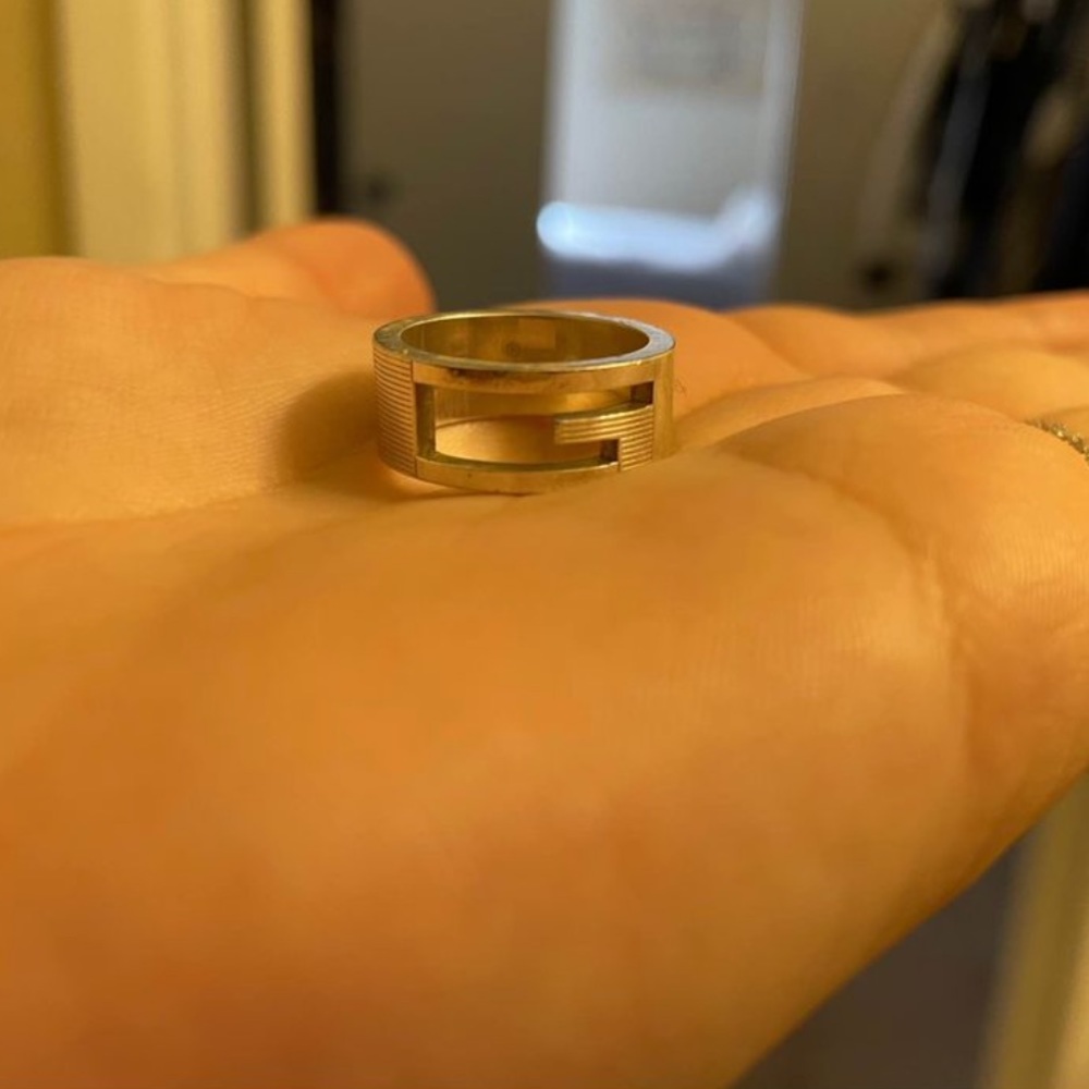Gucci Silver ring size 6